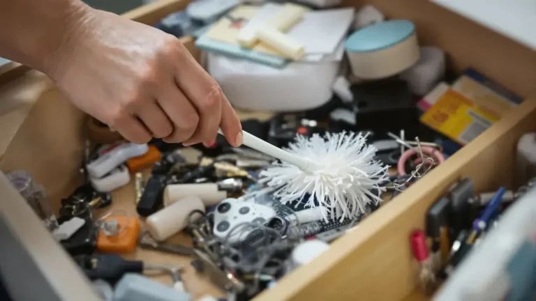 Nejlepší způsob jak vyčistit vnitřek zásuvek bez úplného vyprázdnění