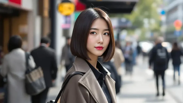 Japonské mikádo minimalistický a precizní střih vlasů pro rok 2026