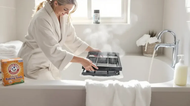Tento koupelnový trik vyčistí vaše rošty z trouby za 30 minut bez drhnutí a agresivní chemie