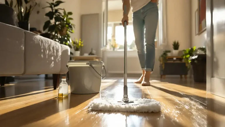 Přidejte tuto přísadu do vody na čištění pro delší čistotu vašich podlah