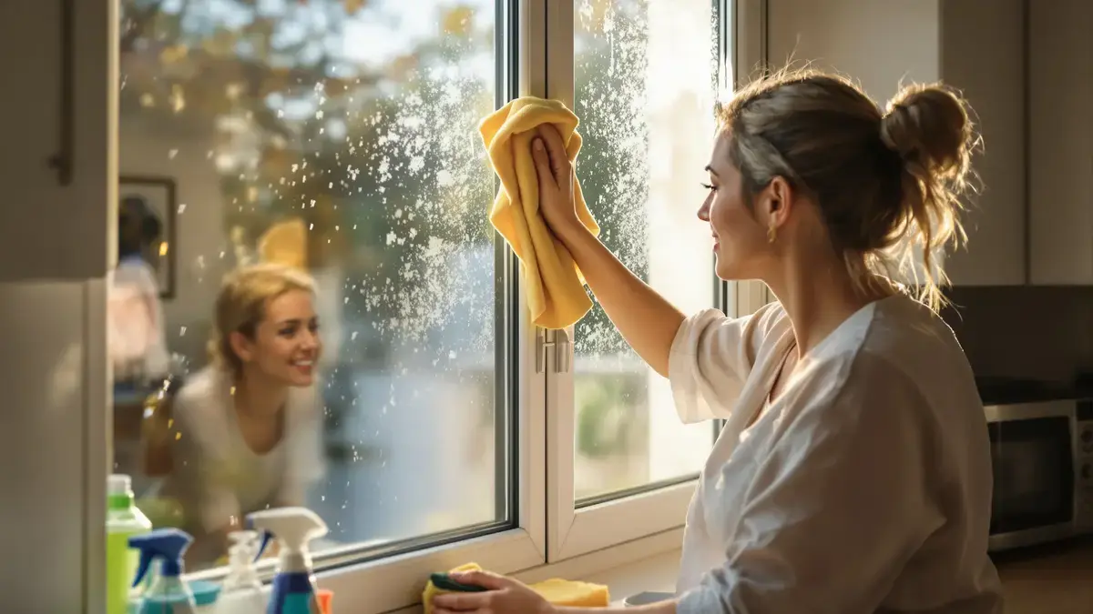 Tato běžná chyba při mytí oken zhoršuje jejich špínu a často se na ni zapomíná