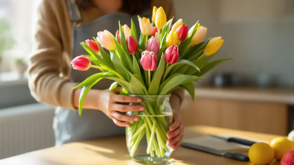 5 tipů, jak prodloužit životnost kytice tulipánů